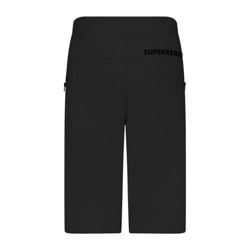 SuperRebel korte broek Joy zwart Jongens Meisjes Katoen Effen 116