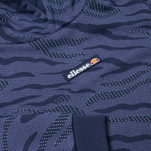 Ellesse hoodie Sabre blauw Trui Jongens Katoen Capuchon All over print 128-134