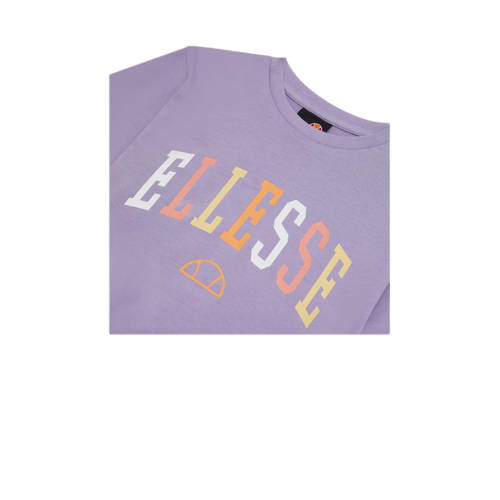 Ellesse T-shirt Maggio paars Meisjes Katoen Ronde hals Printopdruk 128-134