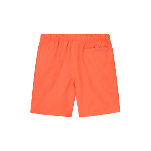 Shiwi zwemshort Mike neon oranje Jongens Gerecycled polyester Effen 110 116