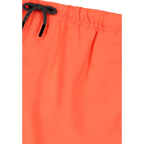 Shiwi zwemshort Mike neon oranje Jongens Gerecycled polyester Effen 110 116