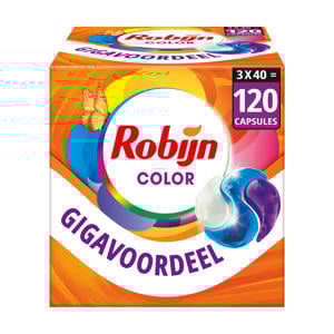 3-in-1 wascapsules Color - 3 x 40 wasbeurten - 120 wasbeurten