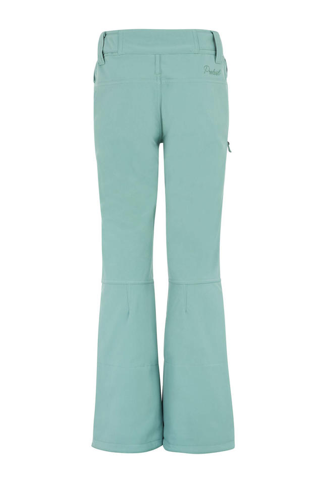 WILLIT Softshellbroek voor kinderen, thermobroek, skibroek, gevoerd, jongens meisjes, sneeuwbroek, winter, waterdicht, winddicht, wandelbroek met zakken, Donkerblauw, XL