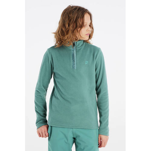 Protest fleece skipully Perfecty JR petrol Blauw Jongens Polyester Opstaande kraag 104