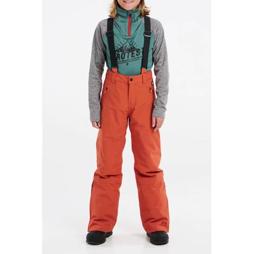 Protest skibroek SPIKET oranje Jongens Polyester Effen