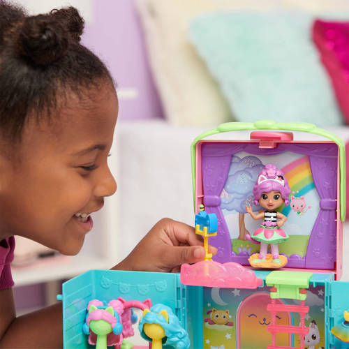 Gabby's Dollhouse Gabby's Poppenhuis Gabby's Verkleedkamer met accessories en Gabby-figuur Speelset