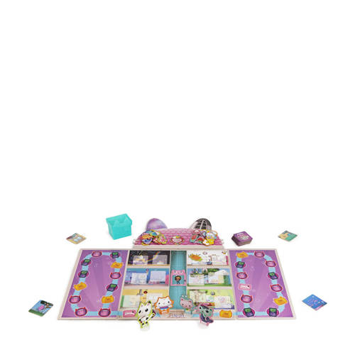 Gabby's Dollhouse Gabby's Poppenhuis Gabby's Bordspel met 4 Kattenoren-haarbanden