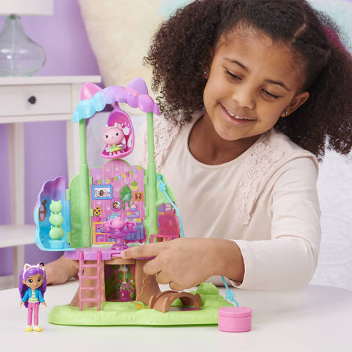 Gabby's Dollhouse Gabby en Kitty Fee's Boomhut Speelset