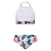 thumbnail: Retour Jeans crop bikini Prisca met ruches roze/lichtblauw