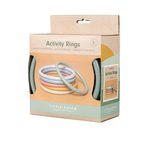 Little Dutch Activity ringen set 6 Speelset | Speelset van