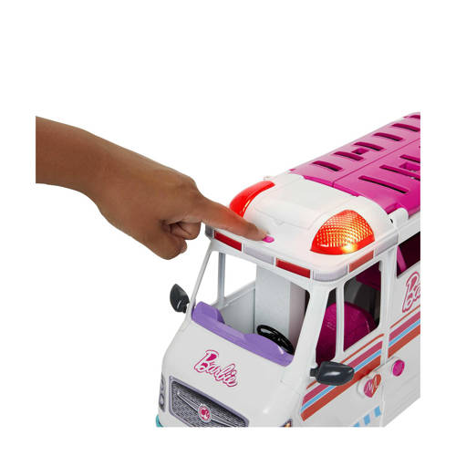 Barbie 2-in-1 speelset ambulance en kliniek Accessoire
