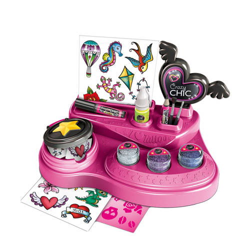 Clementoni Crazy Chic Crazy Tattoo Beauty-/accessoire - glitter afbeelding