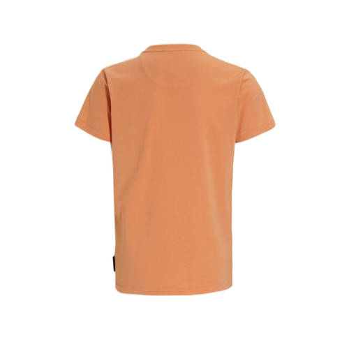 Me & My Monkey T-shirt Philly met printopdruk oranje Jongens Katoen Ronde hals 98 104