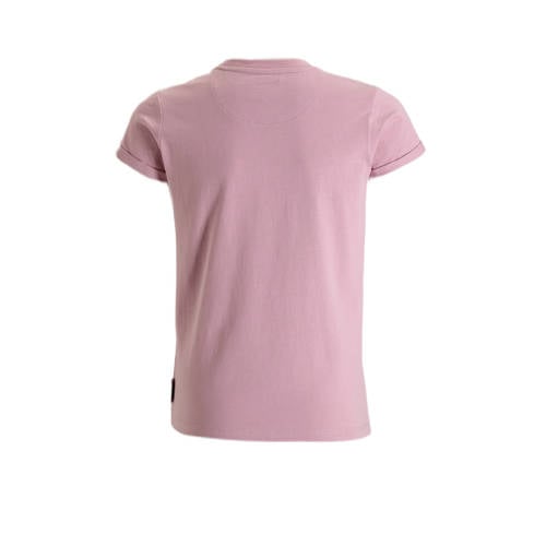 Me & My Monkey T-shirt Pakize met printopdruk lichtroze Meisjes Katoen Ronde hals 98 104