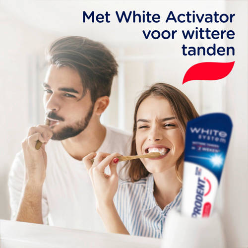 Prodent White System tandpasta 12 x 75 ml | Tandpasta van