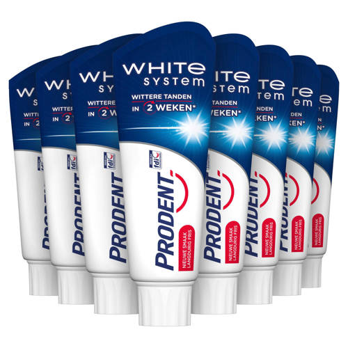Prodent White System tandpasta - 12 x 75 ml | Tandpasta van Prodent