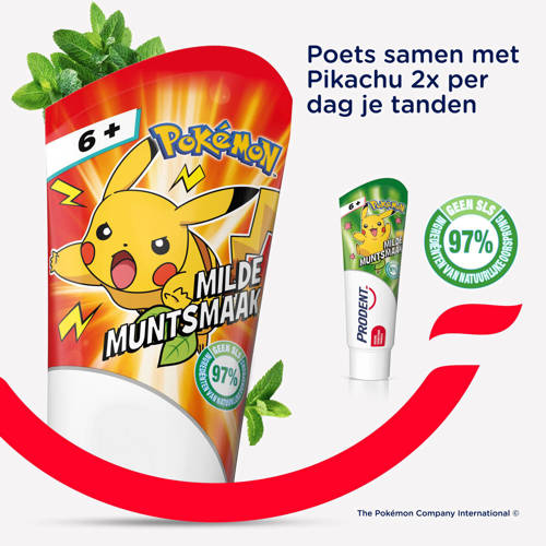 Prodent Kids Pokémon tandpasta 12 x 75 ml | Tandpasta van