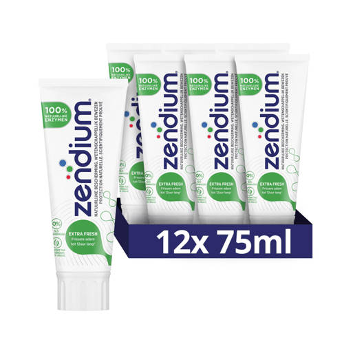 Zendium Extra Fresh tandpasta - 12 x 75 ml | Tandpasta van Zendium
