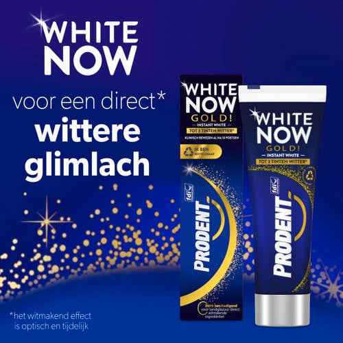 Prodent White Now Gold tandpasta 12 x 75 ml | Tandpasta van