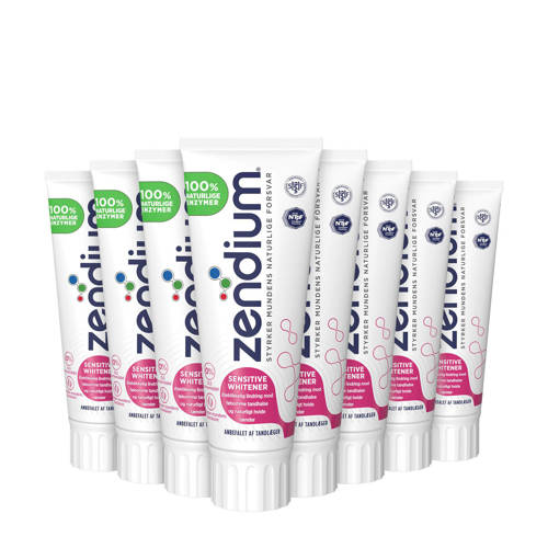 Zendium Sensitive Whitener tandpasta - 12 x 75 ml | Tandpasta van Zendium