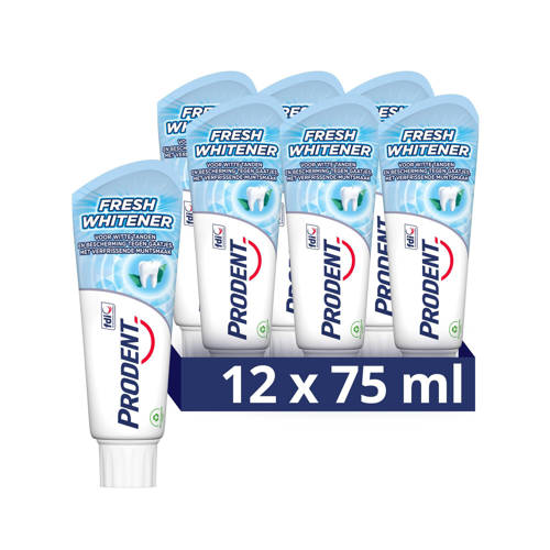 Prodent Fresh Whitener tandpasta - 12 x 75 ml | Tandpasta van Prodent