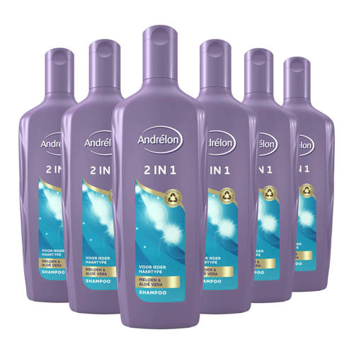Andrélon 2 in 1 shampoo & conditioner 6 x 300 ml