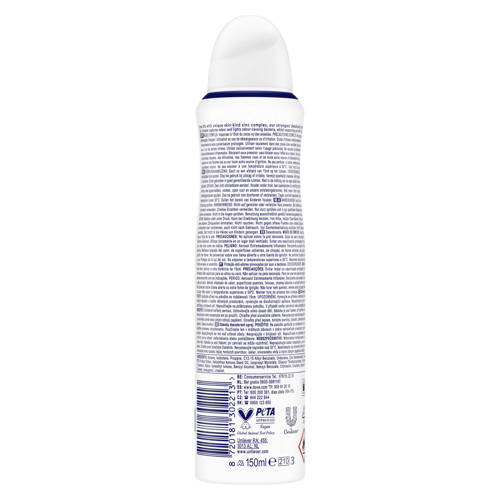 Dove 0% Aluminiumzouten Original deodorant spray 6 x 150 ml