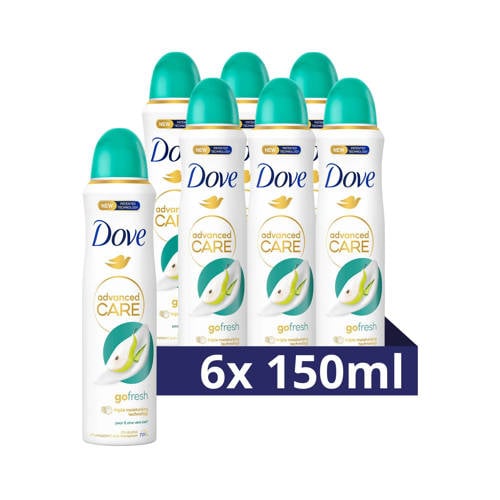 Dove Advanced Care Go Fresh Pear & Aloe Vera anti-transpirant deodorant spray - 6 x 150 ml