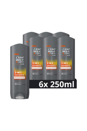 Sport Care Endurance 3-in-1 douchegel - 6 x 250 ml