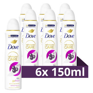 Açai Berry & Waterlily anti-transpirant deodorant spray - 6 x 150 ml