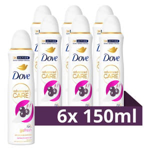 Açai Berry & Waterlily anti-transpirant deodorant spray  - 6 x 150 ml