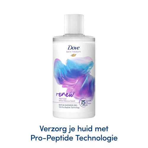 Dove Bath Therapy Renew badschuim & douchegel 6 x 400 ml