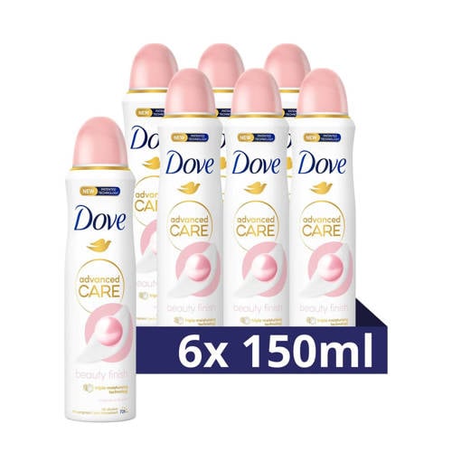 Dove Advanced Care Beauty Finish anti-transpirant deodorant spray - 6 x 150 ml