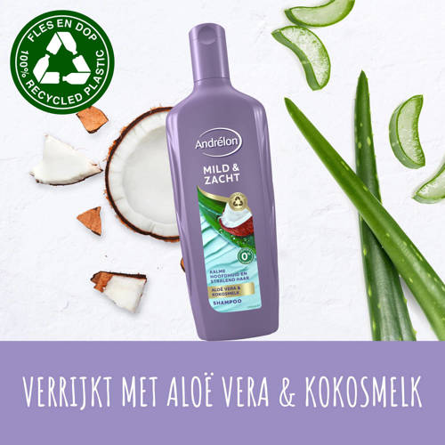 Andrélon Mild & Zacht shampoo 6 x 300 ml | Shampoo van