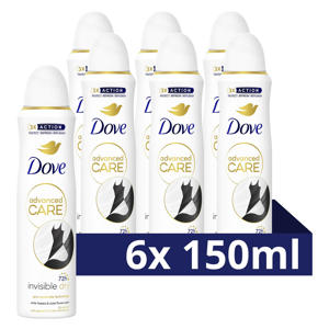 Invisible Dry anti-transpirant deodorant spray  - 6 x 150 ml
