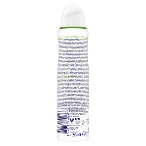 Dove 0% Aluminiumzouten Cucumber & Green Tea deodorant spray 6 x 150 ml