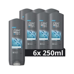 Clean Comfort 3-in-1 douchegel - 6 x 250 ml