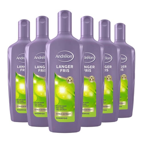 Andrélon Langer Fris shampoo 6 x 300 ml | Shampoo van
