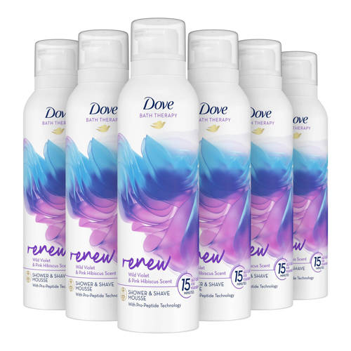 Dove Bath Therapy Renew douche- & sc schuim 6 x 200 ml Douchegel