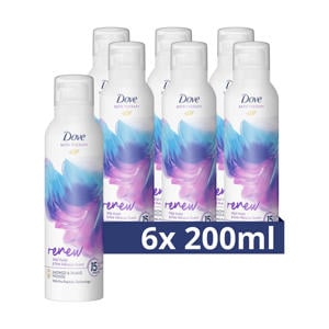 Renew douche- & scheerschuim - 6 x 200 ml