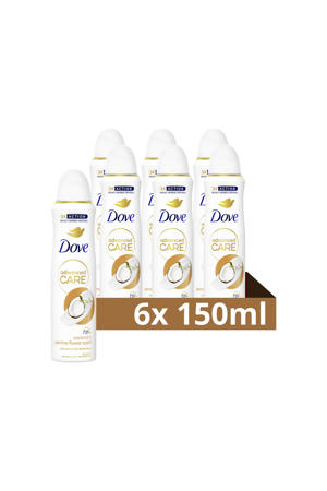 Coconut & Jasmine Flower anti-transpirant deodorant spray  - 6 x 150 ml