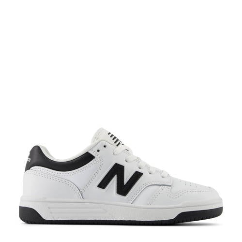 New Balance 480 V1 sneakers wit/zwart Jongens/Meisjes Imitatieleer Meerkleurig