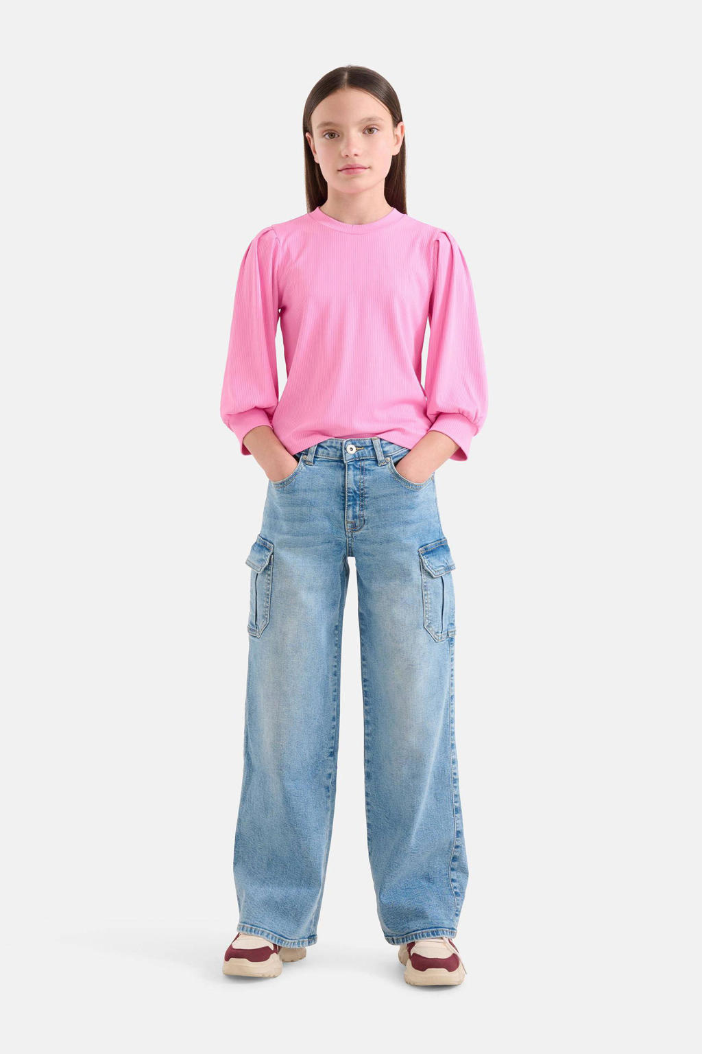 Shoeby longsleeve felroze