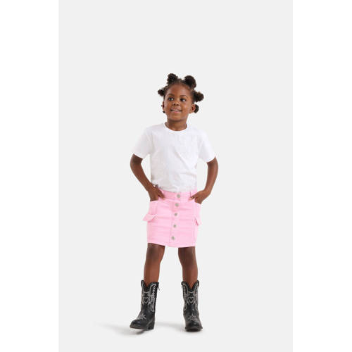 Shoeby rok roze Meisjes Stretchkatoen Effen 98 104