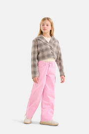 thumbnail: Shoeby regular fit cargobroek roze
