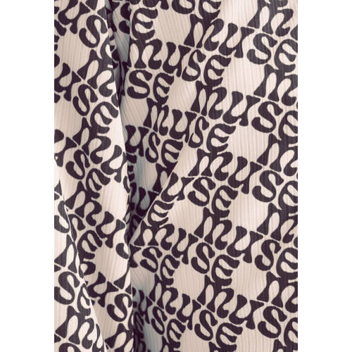 Shoeby top met all over print ecru Meisjes Polyester Ronde hals All over print 98 104