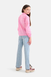 thumbnail: Shoeby loose fit jeans met all over print light blue denim bleached