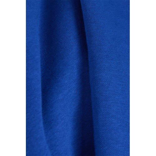 Shoeby hoodie met printopdruk kobaltblauw Sweater Printopdruk 110 116