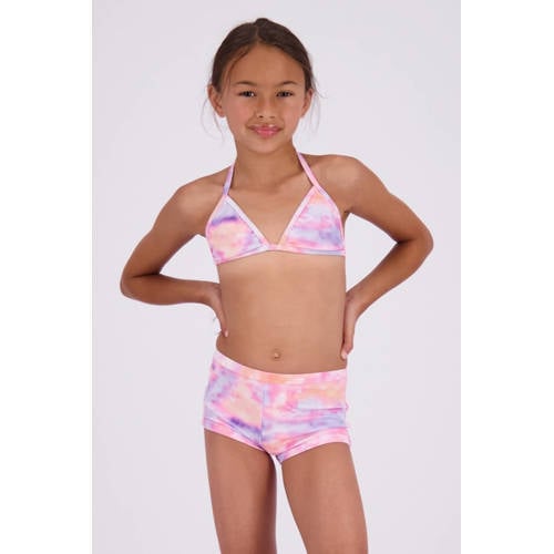 VINGINO triangel bikini Zabien met scrunchie lila roze Paars Meisjes Polyester 116