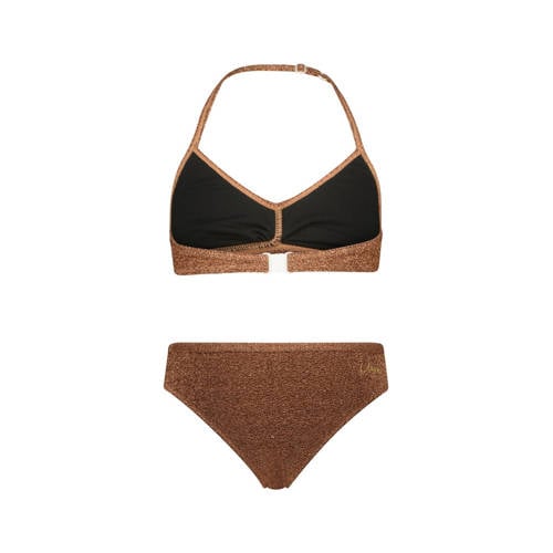 VINGINO halter bikini Zoya goud Meisjes Polyester Effen 104